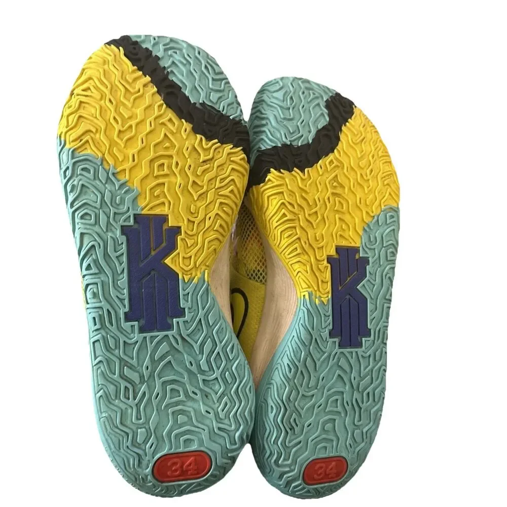 Nike Kyrie Yellow Size 2.5 Sneakers sponge bobs 1 World 1 People KYRIE Shoes